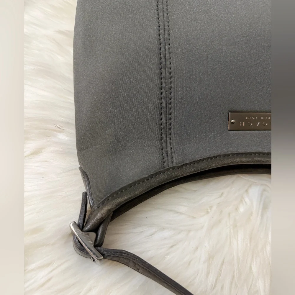 Vintage Coach Dark Gray Shoulder Bag# 6219